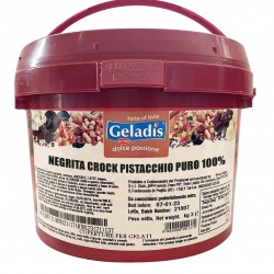 Negrita Crock Pistacchio Puro 100%  - 3 Kg.